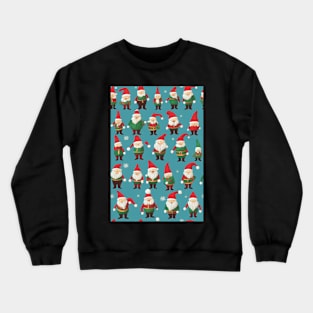 Christmas Seamless Pattern, Christmas Gnomes #11 Crewneck Sweatshirt